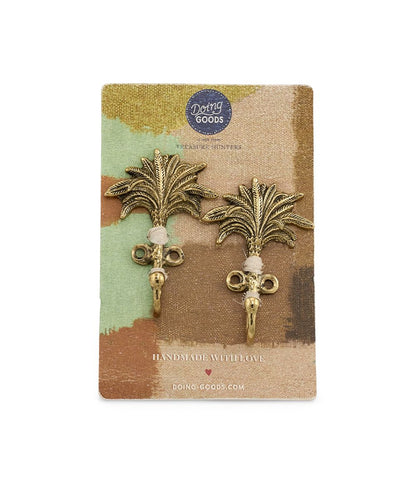 Doing Goods wandhaak Marlin Palmtree set van 2
