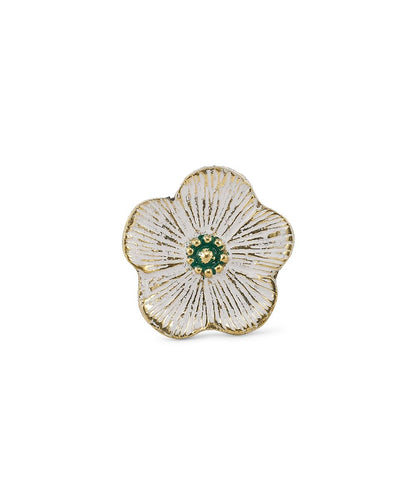 Doing Goods kastknop Faye Flower wit