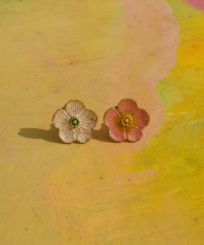 Doing Goods kastknop Faye Flower roze
