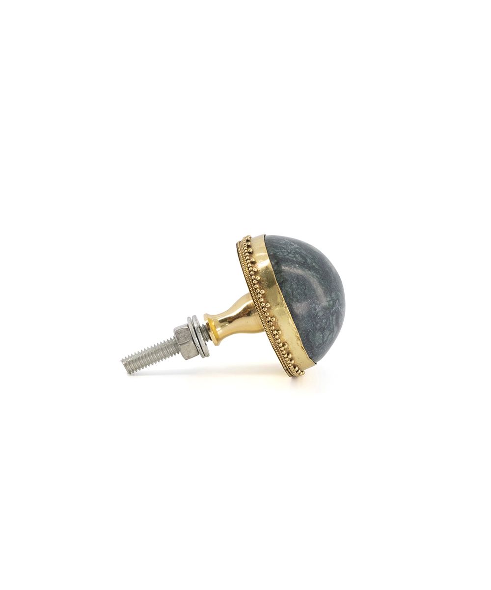 Doing Goods kastknop Moira Marble XL groen