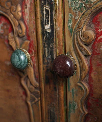 Doing Goods kastknop Moira Marble XL groen