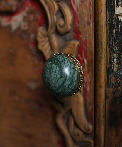 Doing Goods kastknop Moira Marble XL groen