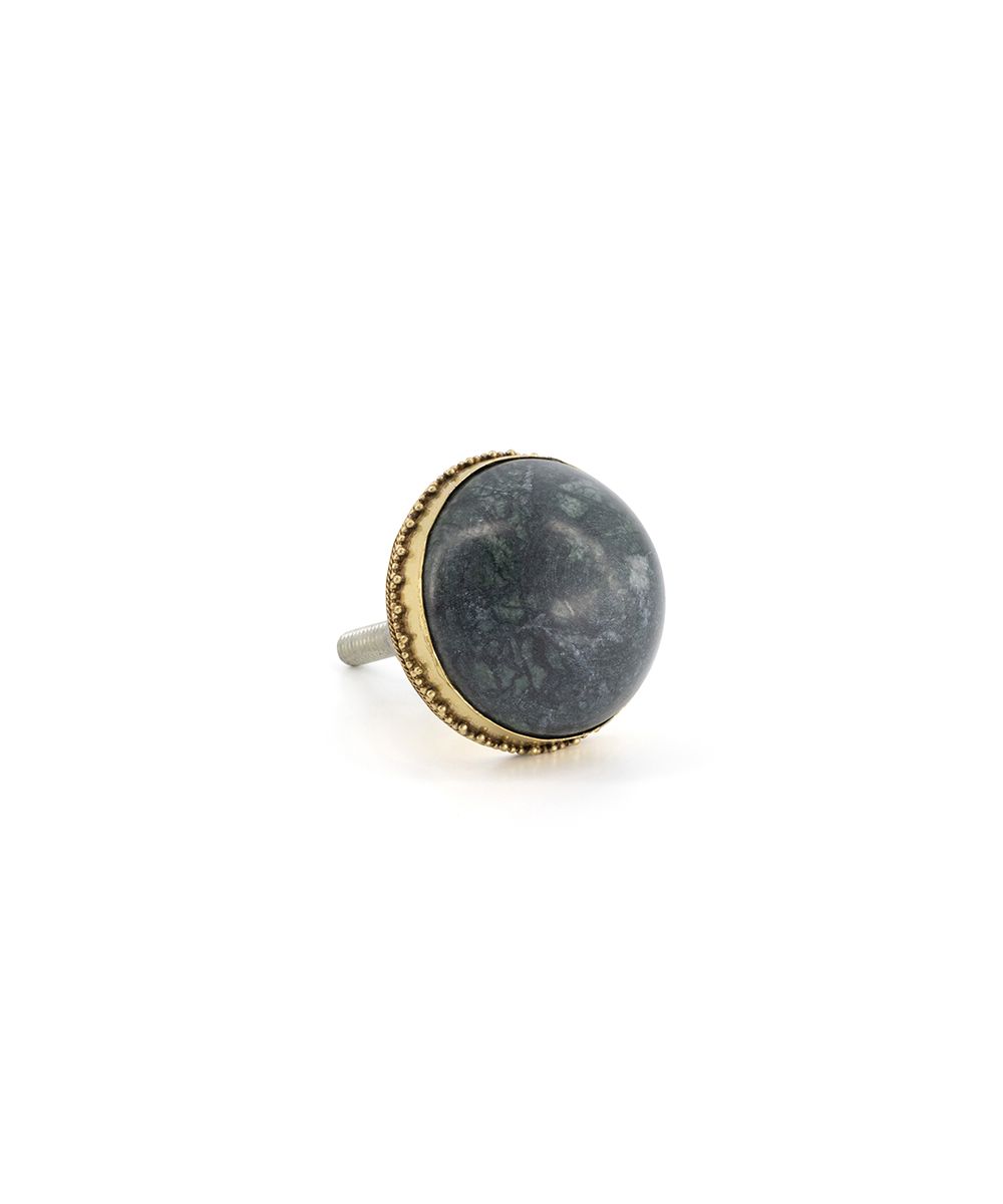 Doing Goods kastknop Moira Marble XL groen